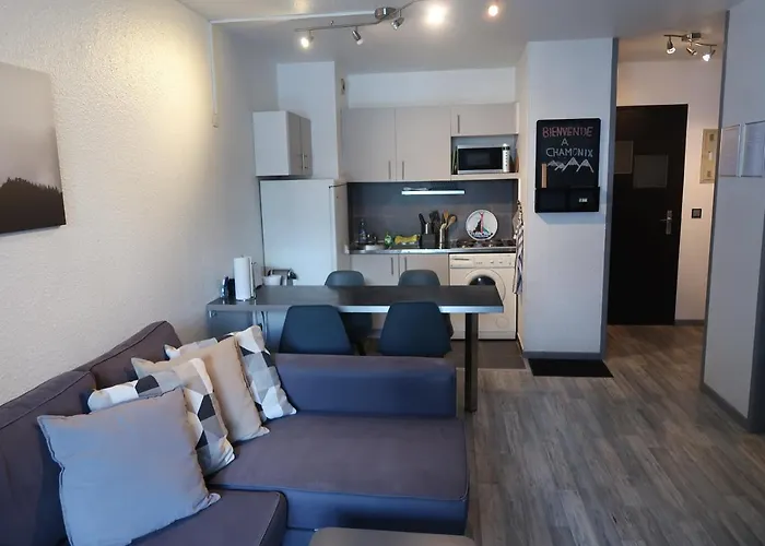 34m2 Au Centre Апартаменты Шамони